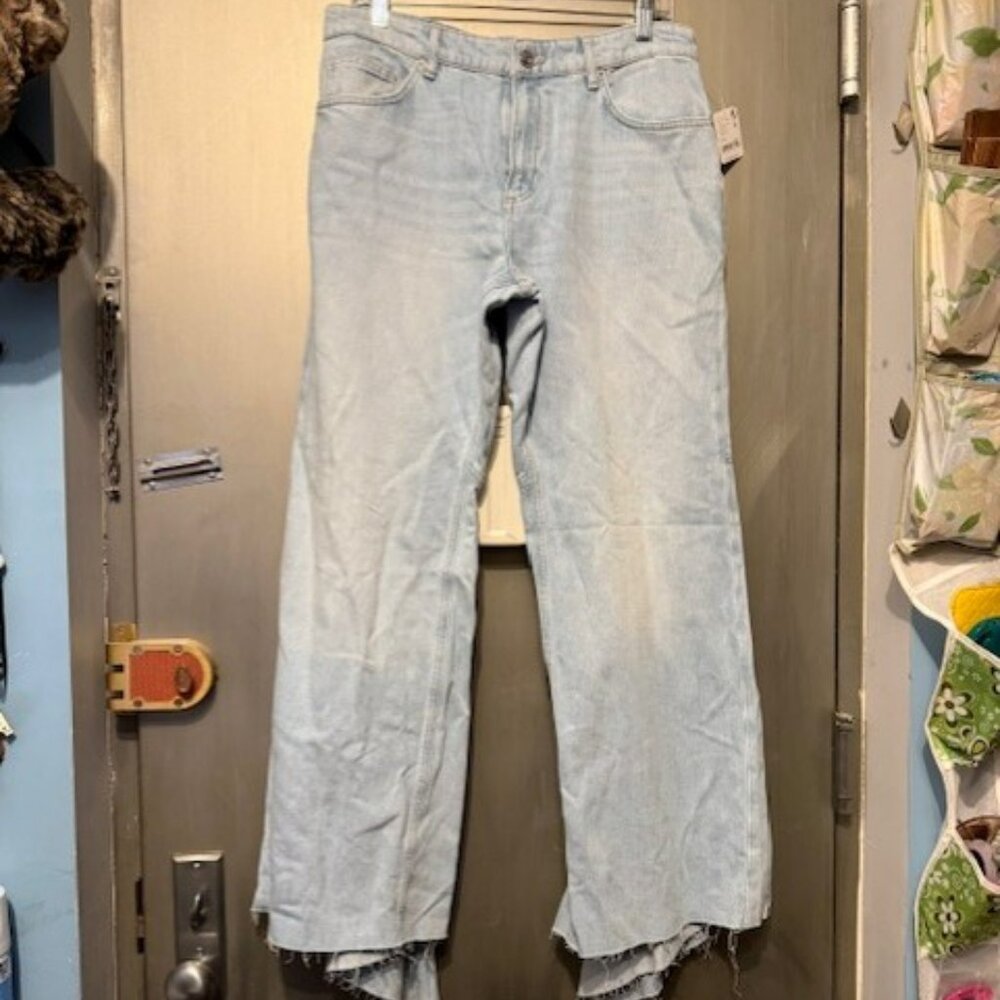 Boho We The Free Live Wire Flare / Bell Bottom Jeans - 31S - Picture 2 of 16